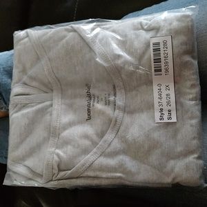 Ladies 2x gray tank top
